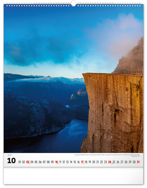 Wall calendar Energy 2027, 48 x 56 cm
