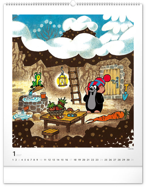 Wall calendar The Little Mole 2027, 48 x 56 cm
