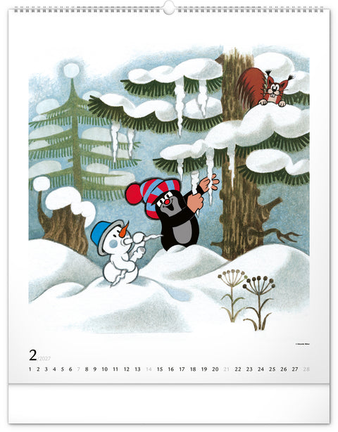Wall calendar The Little Mole 2027, 48 x 56 cm