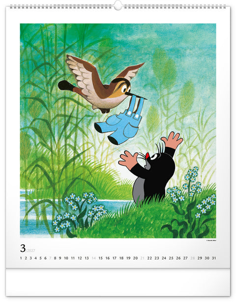 Wall calendar The Little Mole 2027, 48 x 56 cm