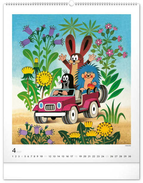 Wall calendar The Little Mole 2027, 48 x 56 cm