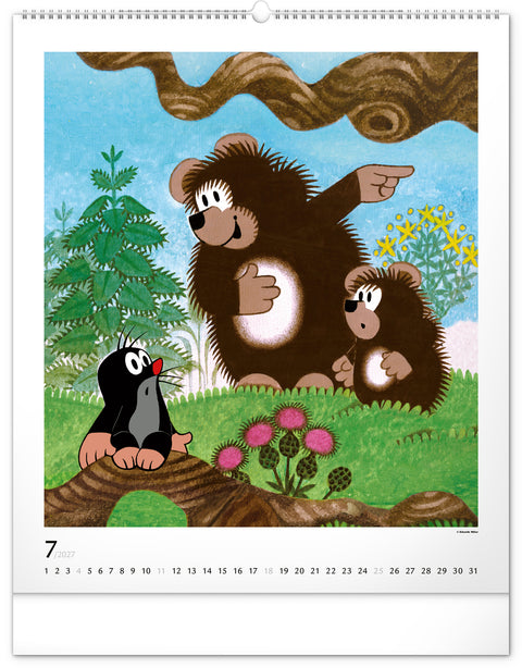 Wall calendar The Little Mole 2027, 48 x 56 cm