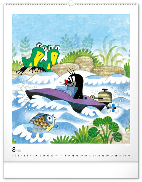 Wall calendar The Little Mole 2027, 48 x 56 cm
