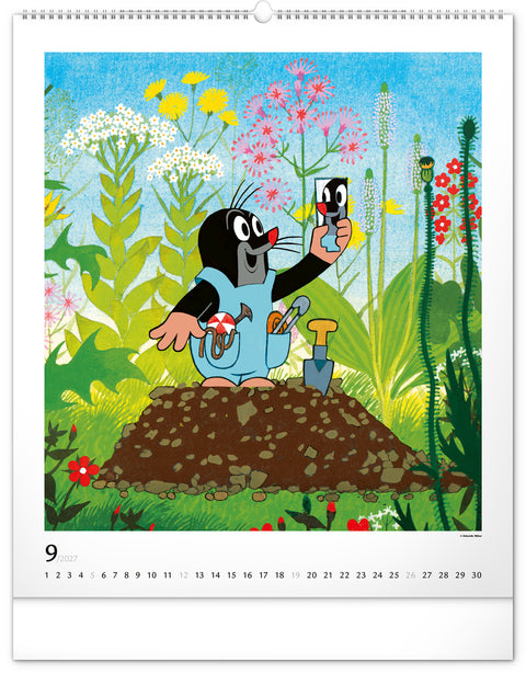 Wall calendar The Little Mole 2027, 48 x 56 cm