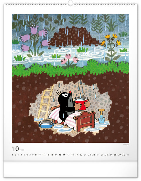Wall calendar The Little Mole 2027, 48 x 56 cm