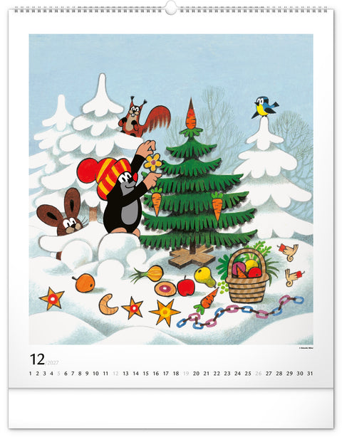 Wall calendar The Little Mole 2027, 48 x 56 cm