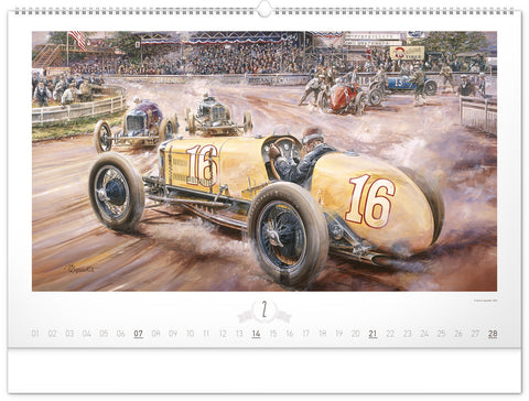 Wall calendar Oldtimers – Václav Zapadlík 2027, 64 x 42 cm