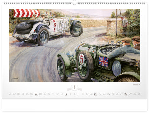 Wall calendar Oldtimers – Václav Zapadlík 2027, 64 x 42 cm
