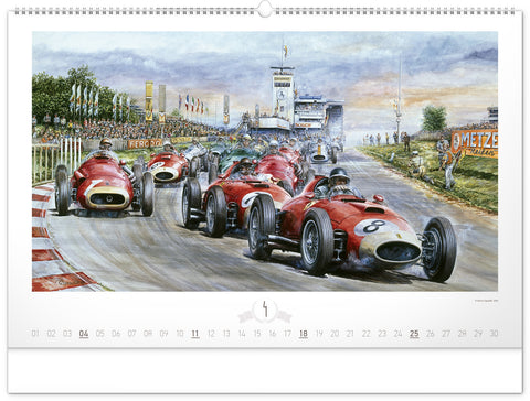 Wall calendar Oldtimers – Václav Zapadlík 2027, 64 x 42 cm