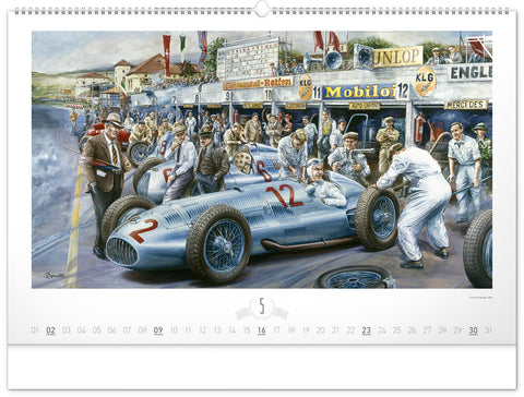 Wall calendar Oldtimers – Václav Zapadlík 2027, 64 x 42 cm