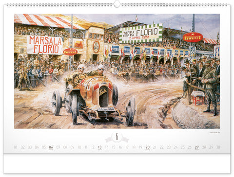 Wall calendar Oldtimers – Václav Zapadlík 2027, 64 x 42 cm