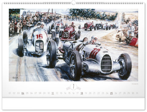 Wall calendar Oldtimers – Václav Zapadlík 2027, 64 x 42 cm