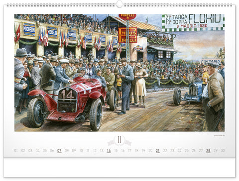 Wall calendar Oldtimers – Václav Zapadlík 2027, 64 x 42 cm