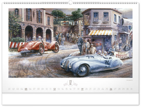 Wall calendar Oldtimers – Václav Zapadlík 2027, 64 x 42 cm