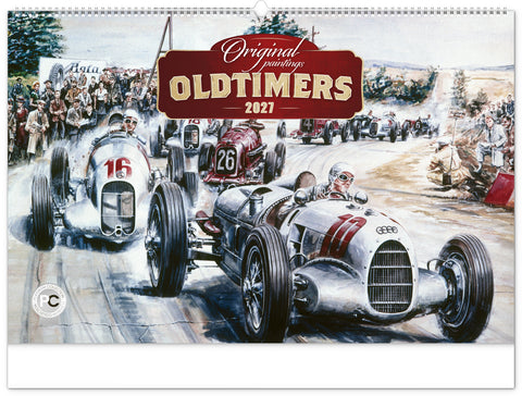 Wall calendar Oldtimers – Václav Zapadlík 2027, 64 x 42 cm