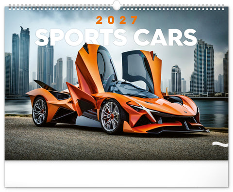 Wall calendar Cars 2027, 48 x 33 cm