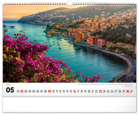 Wall calendar Sea 2027, 48 x 33 cm