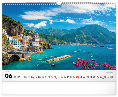 Wall calendar Sea 2027, 48 x 33 cm