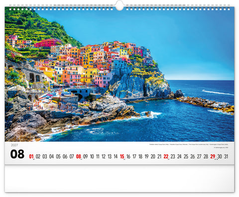 Wall calendar Sea 2027, 48 x 33 cm