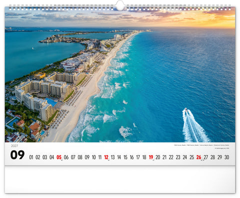 Wall calendar Sea 2027, 48 x 33 cm