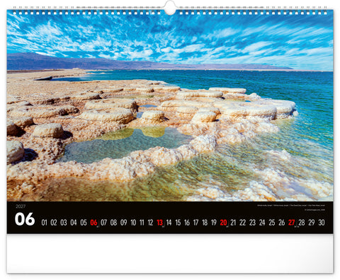 Wall calendar Landscapes 2027, 48 x 33 cm