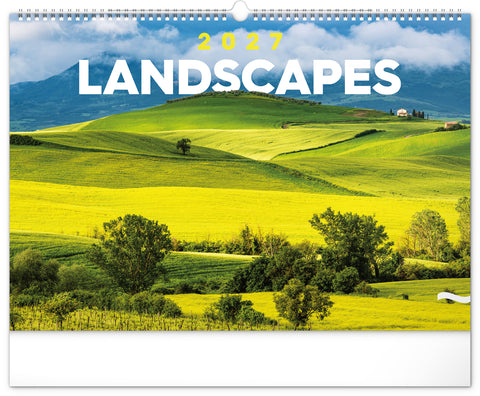 Wall calendar Landscapes 2027, 48 x 33 cm