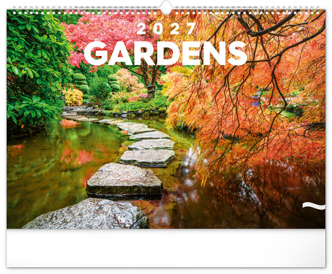 Wall calendar Gardens 2027, 48 x 33 cm