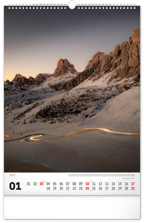 Wall calendar World National Parks 2027, 33 x 46 cm
