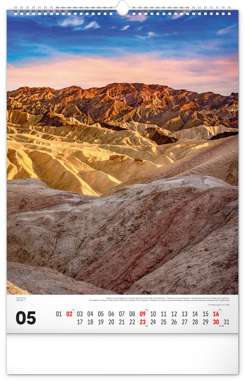Wall calendar World National Parks 2027, 33 x 46 cm