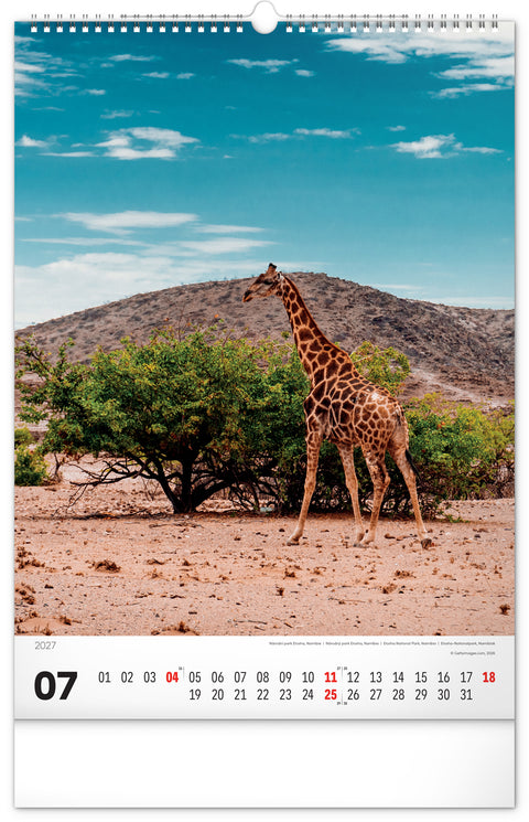 Wall calendar World National Parks 2027, 33 x 46 cm