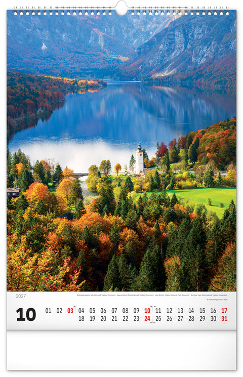 Wall calendar World National Parks 2027, 33 x 46 cm