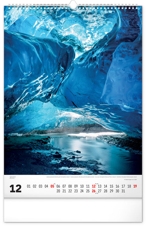 Wall calendar World National Parks 2027, 33 x 46 cm