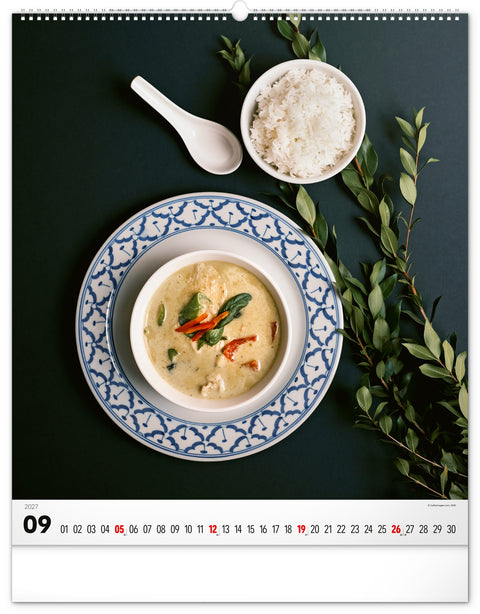 Wall calendar Gourmet 2027, 48 x 56 cm