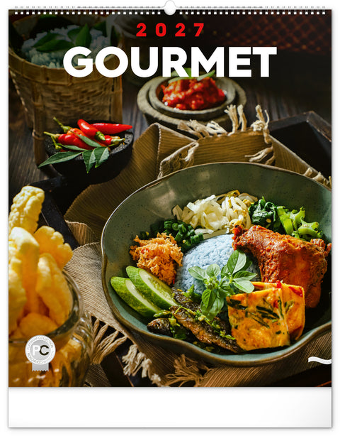 Wall calendar Gourmet 2027, 48 x 56 cm