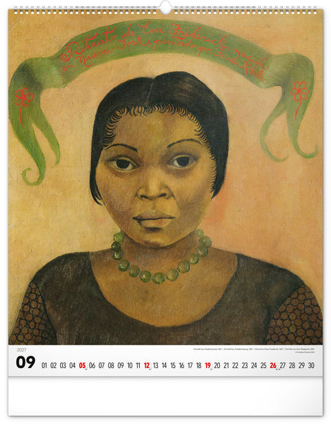 Wall calendar Frida Kahlo 2027, 48 x 56 cm