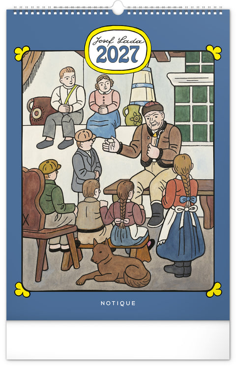 Wall calendar Josef Lada 2027, 33 x 46 cm