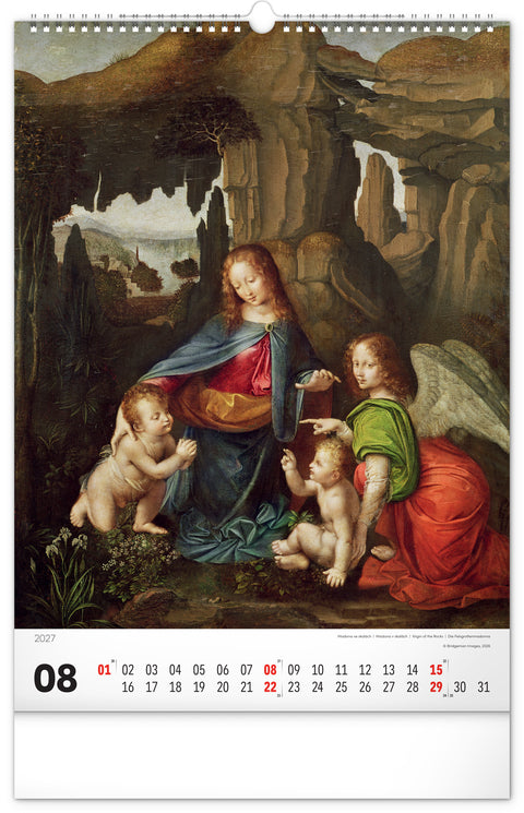 Wall calendar Renaissance 2027, 33 x 46 cm
