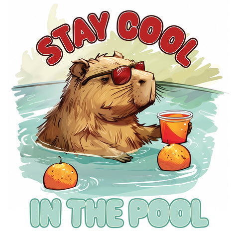 Wall planner Cheeky Capybaras 2025, 30 x 30 cm