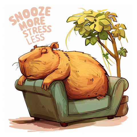 Wall planner Cheeky Capybaras 2025, 30 x 30 cm