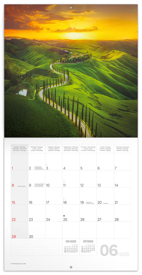 Wall planner Our planet 2025, 30 x 30 cm