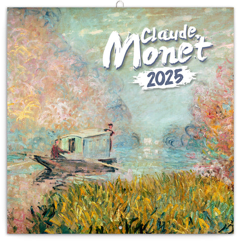 Wall planner Claude Monet 2025, 30 x 30 cm
