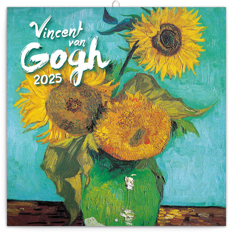 Wall planner Vincent van Gogh 2025, 30 x 30 cm