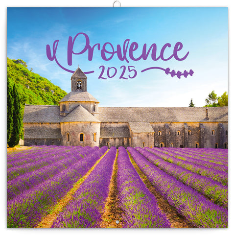 Wall planner Provence 2025, 30 x 30 cm