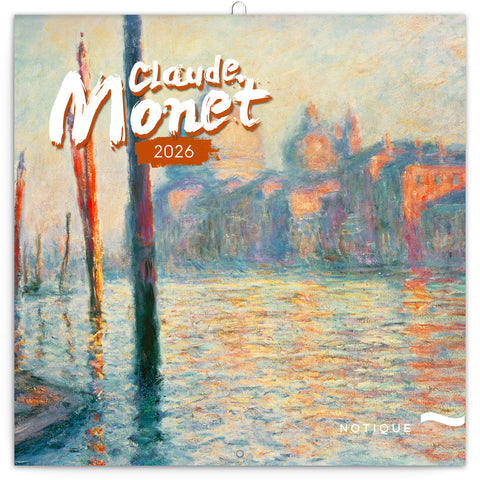 Grid calendar Claude Monet 2026, 30 x 30 cm