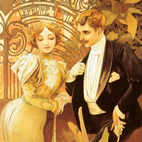 Grid calendar Alphonse Mucha 2026, 30 x 30 cm