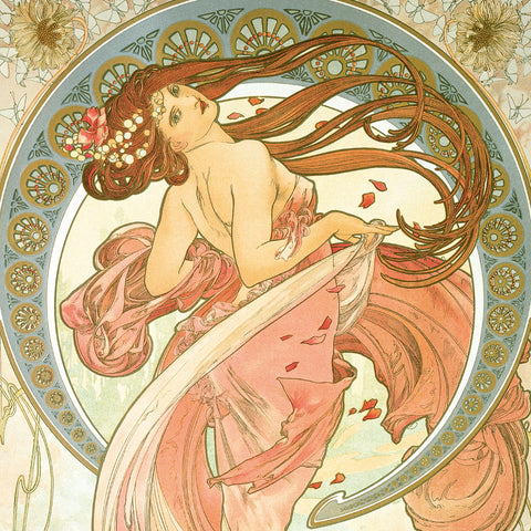 Grid calendar Alphonse Mucha 2026, 30 x 30 cm