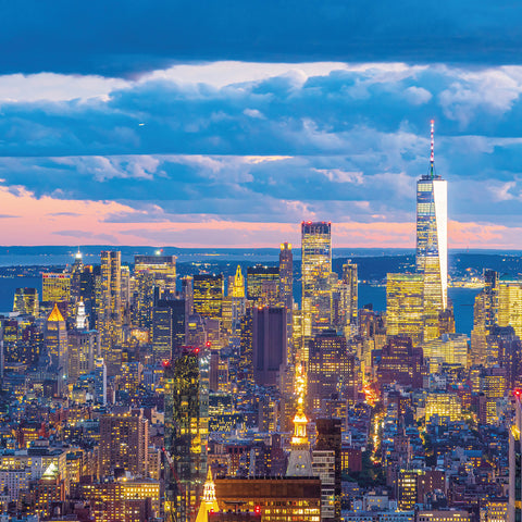 Grid calendar New York 2026, 30 x 30 cm