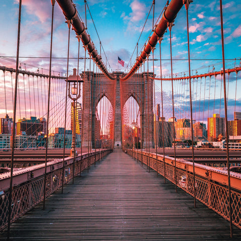 Grid calendar New York 2026, 30 x 30 cm