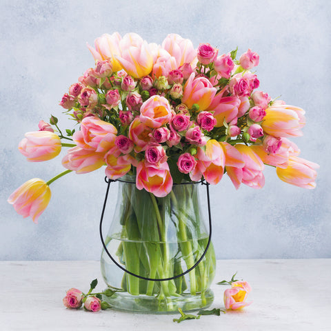 Grid calendar Flowers 2026, 30 x 30 cm