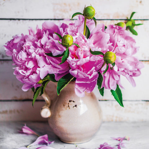 Grid calendar Flowers 2026, 30 x 30 cm